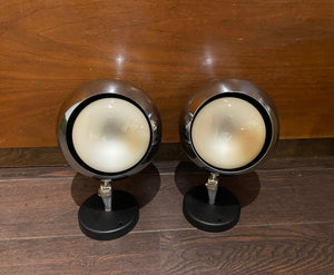 Chrome modernism eye ball table or ceiling fixtures- Cook Street Vintage.