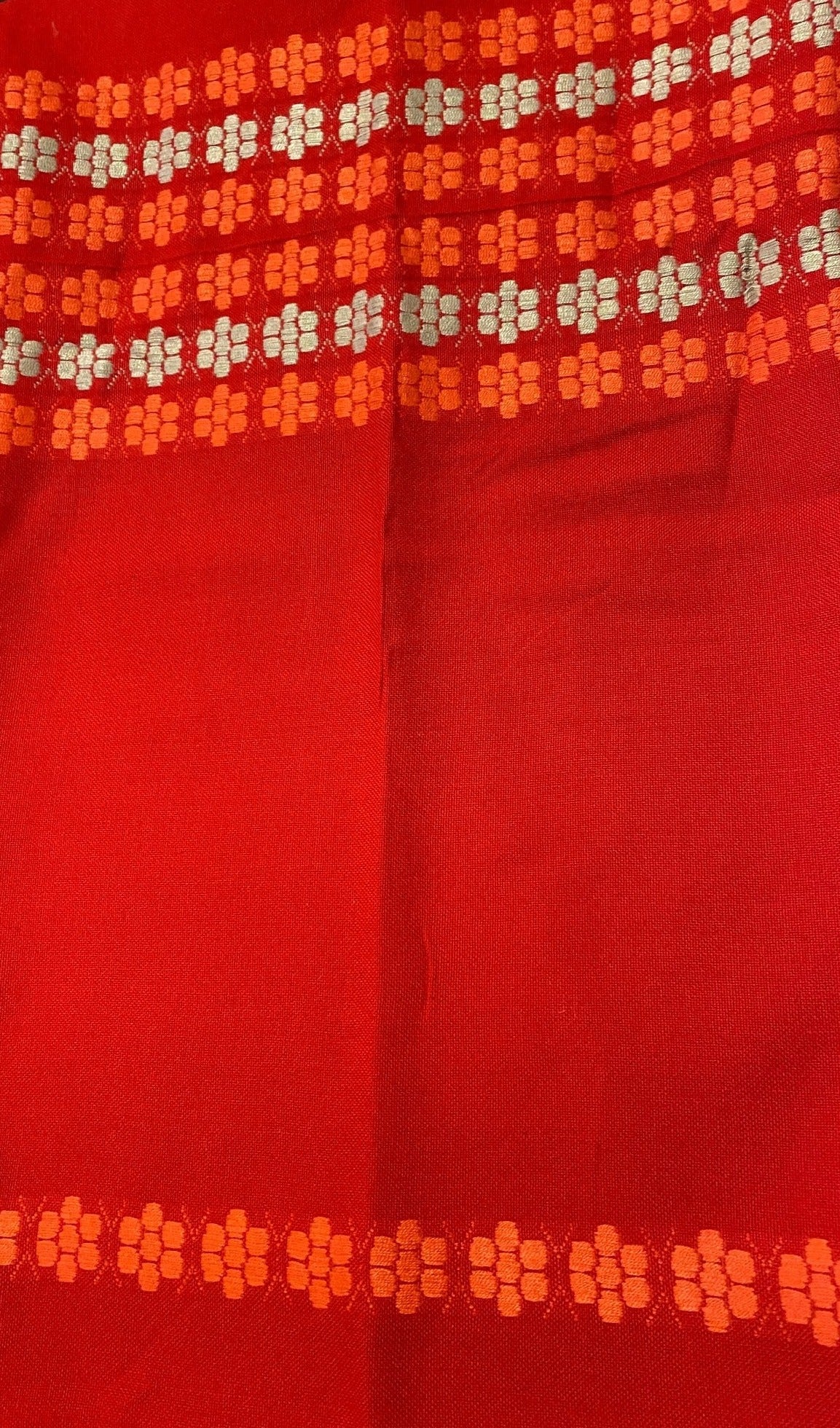 Fabulous Traditional Red Scandinavian Vintage Handwoven Tablecloth - Cook Street Vintage