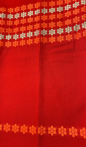 Fabulous Traditional Red Scandinavian Vintage Handwoven Tablecloth - Cook Street Vintage