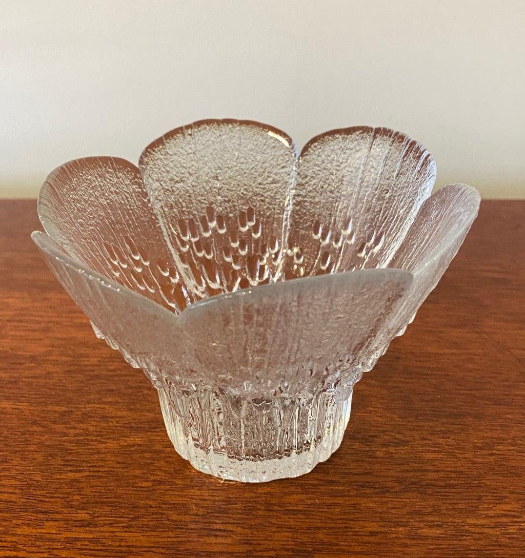 Small Vintage "Cow Parsley" Vase & Tea Light- Cook Street Vintage