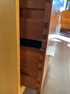 dovetail joinery of MCM Sylvia Reid Chest of Drawers- Cook Street Vintage