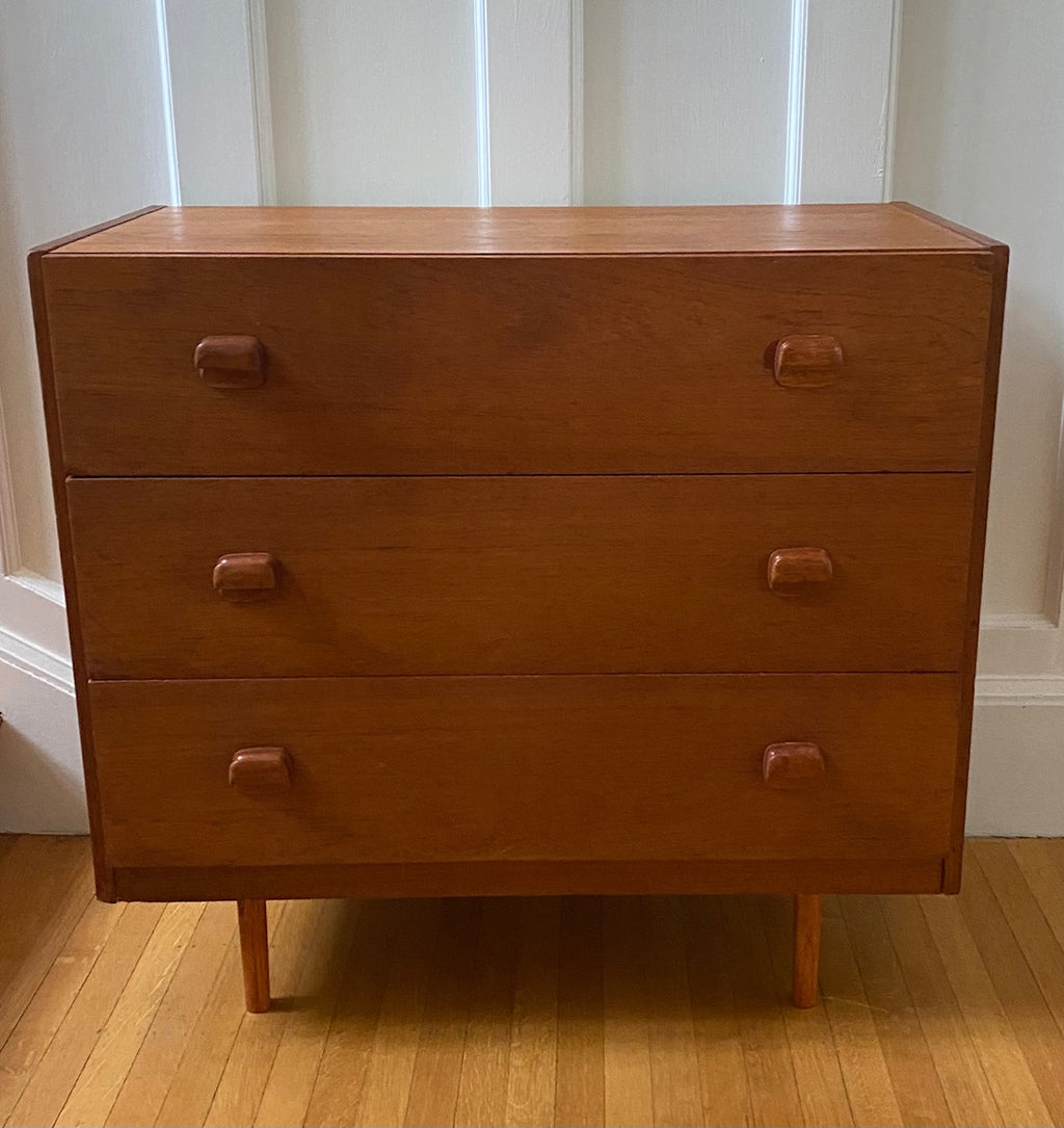 3 Drawer Teak Dresser- Cook Street Vintage