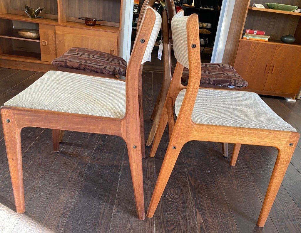 Set of 4 Uldum Møbelfabrik Dining Chairs- Cook Street Vintage