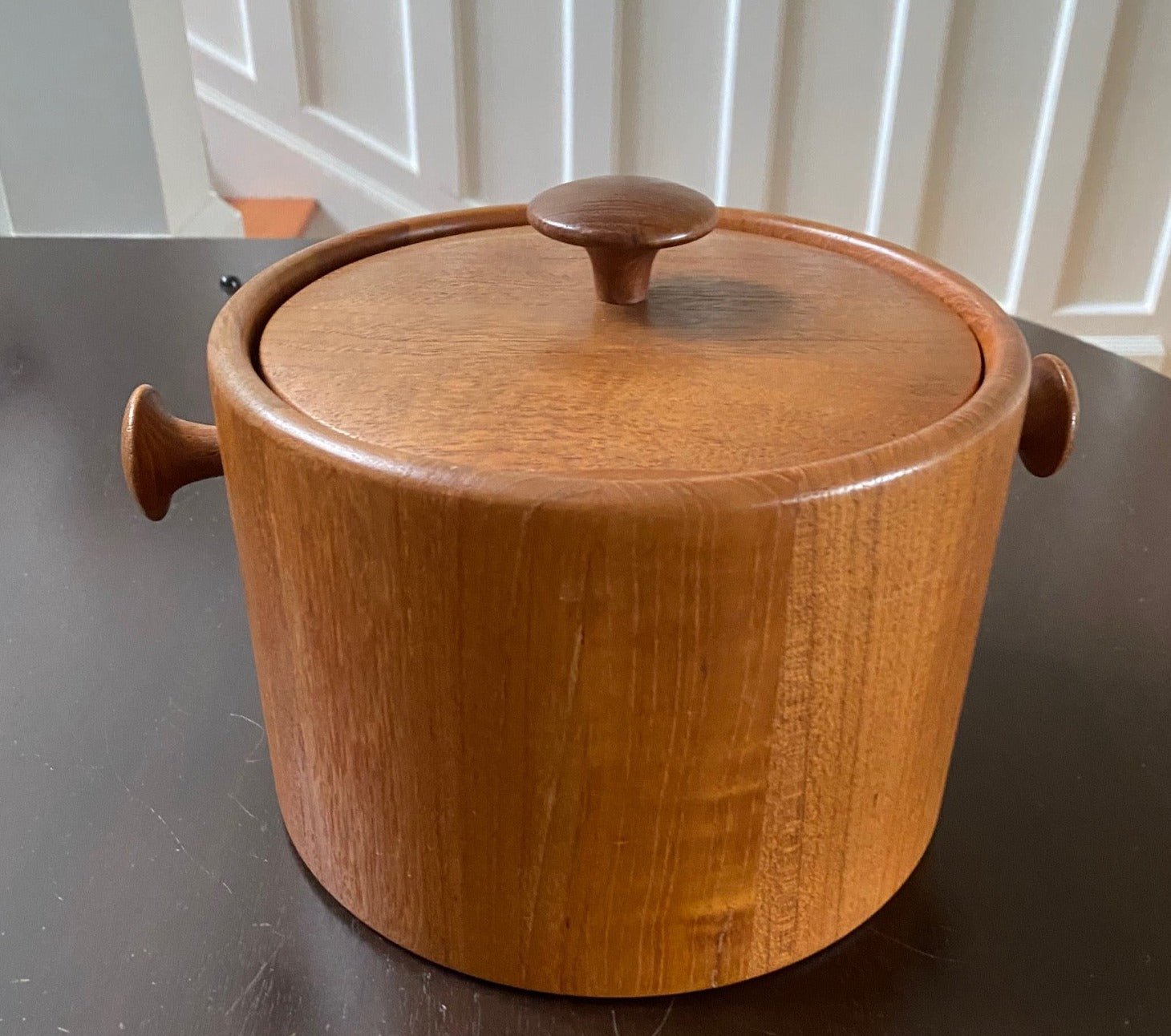 MCM Teak Ice Bucket- Cook Street Vintage