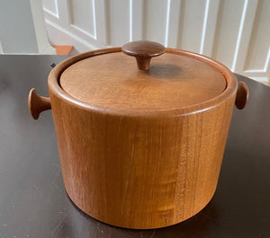 MCM Teak Ice Bucket- Cook Street Vintage