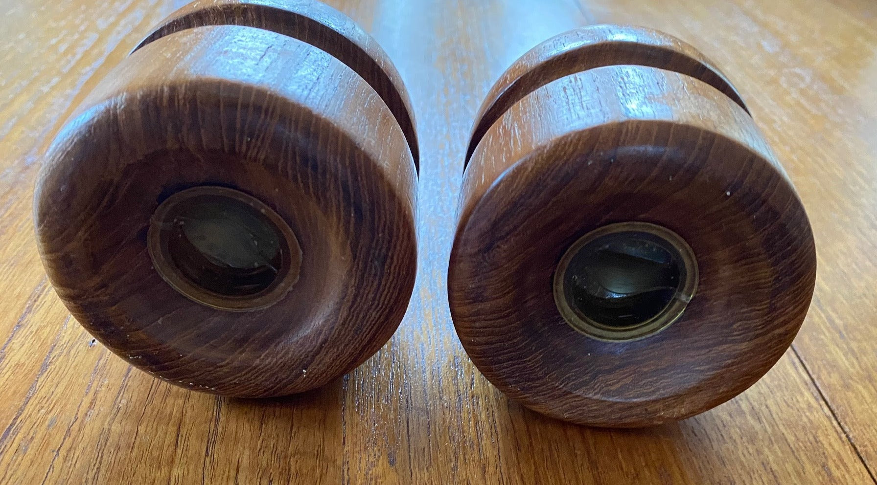 Teak Salt and Pepper Shakers- Cook Street Vintage