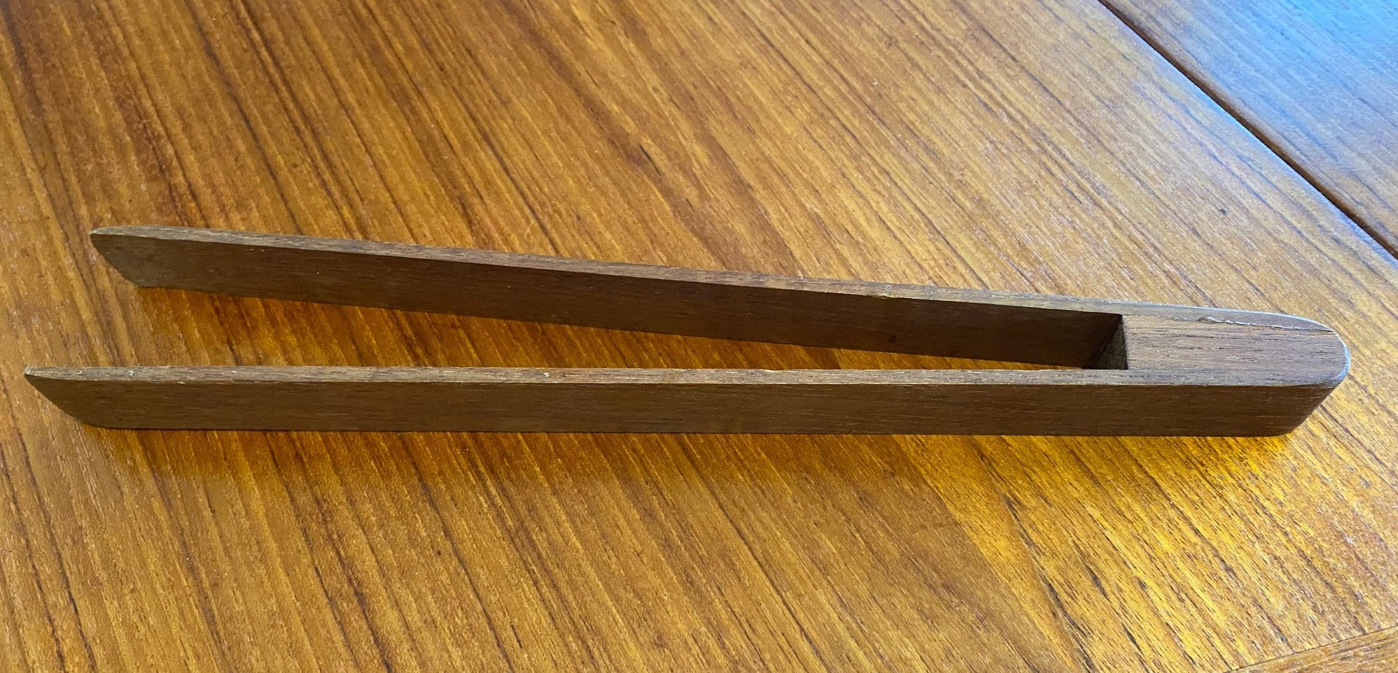 Danish Teak Ice & Serving Tongs- Cook Street Vintage