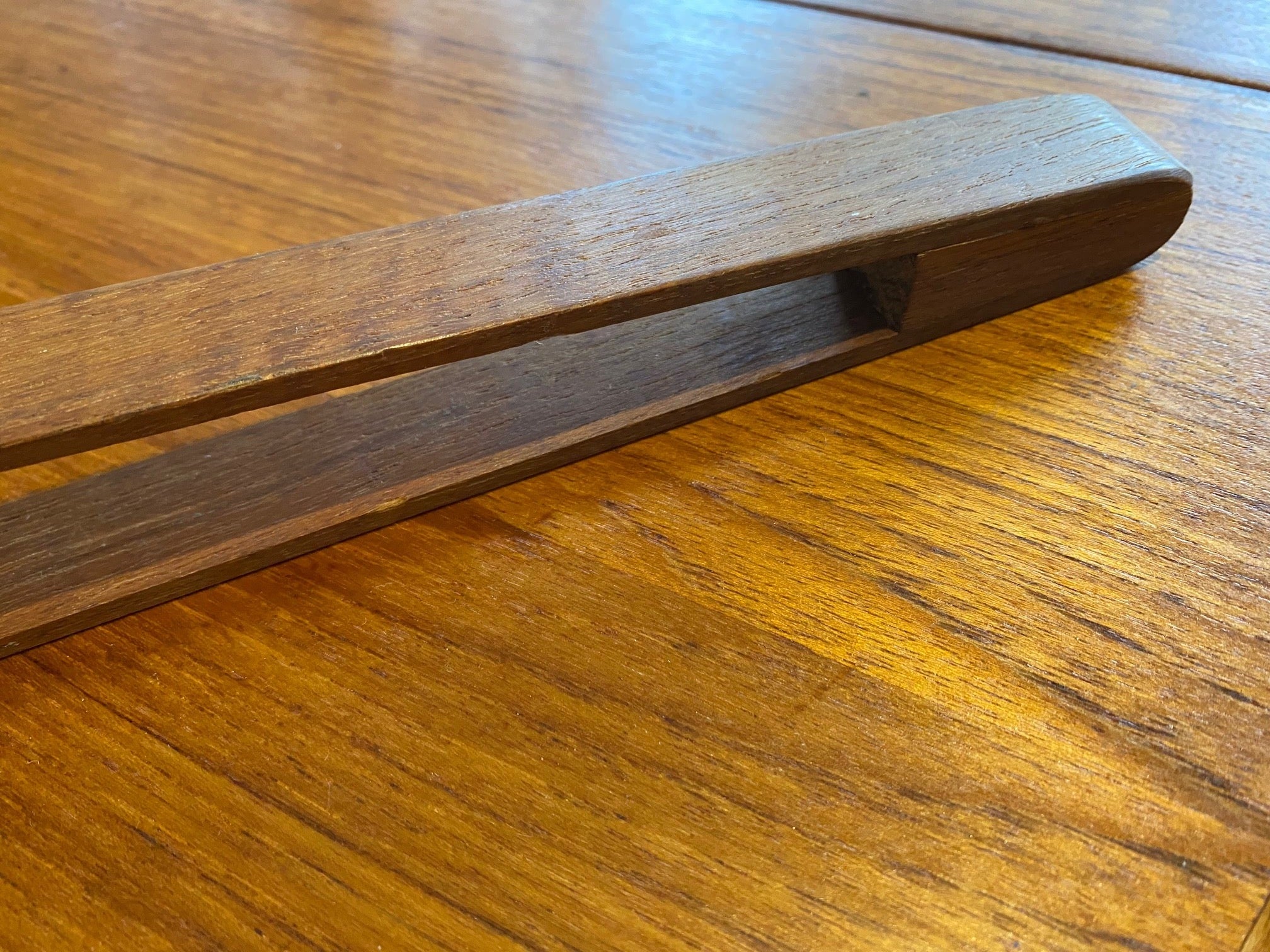 Danish Teak Ice & Serving Tongs- Cook Street Vintage