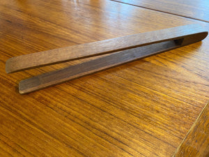 Danish Teak Ice & Serving Tongs- Cook Street Vintage