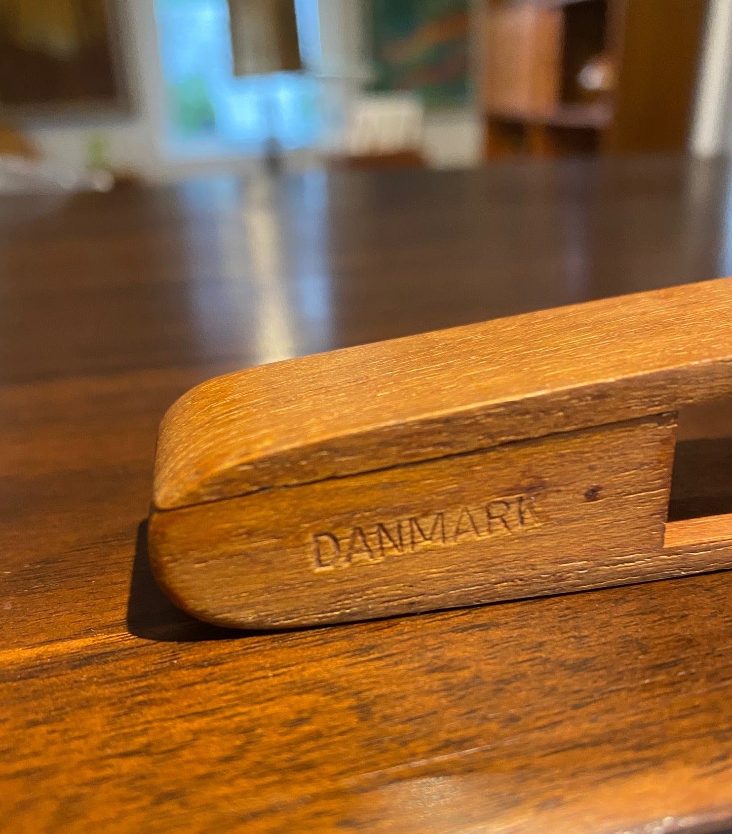 Danish Teak Ice & Serving Tongs- Cook Street Vintage