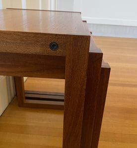 Set of 3 Teak Nesting RS Associates- Cook Street Vintage
