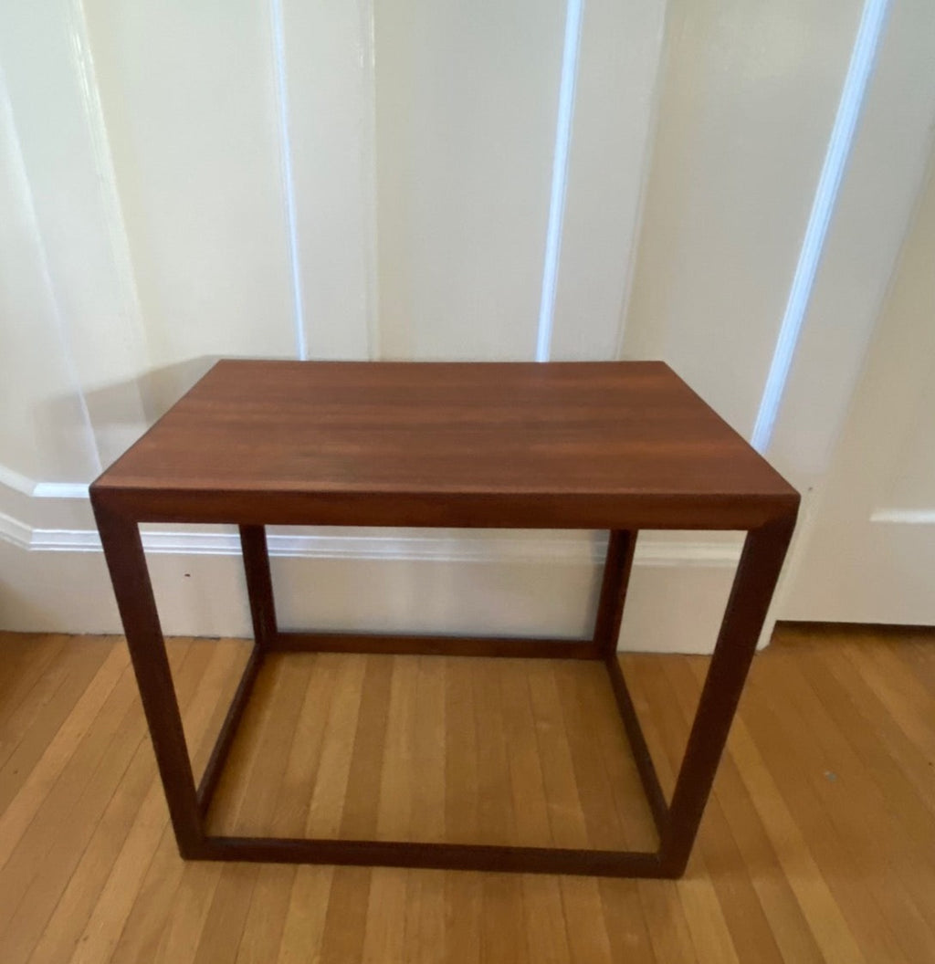 Mid-century Teak Side Table- Cook Street Vintage