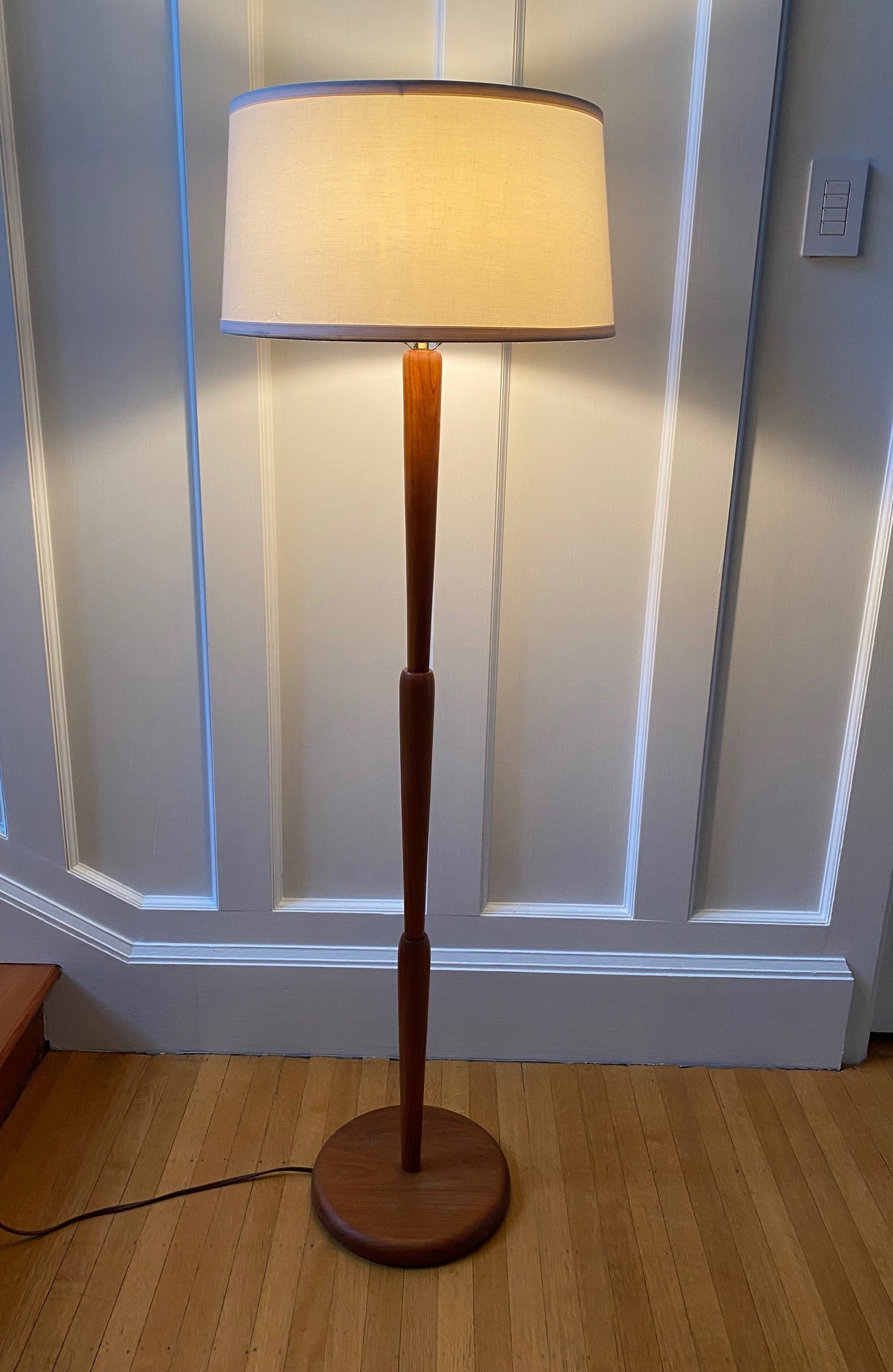 MCM Teak Floor Lamp