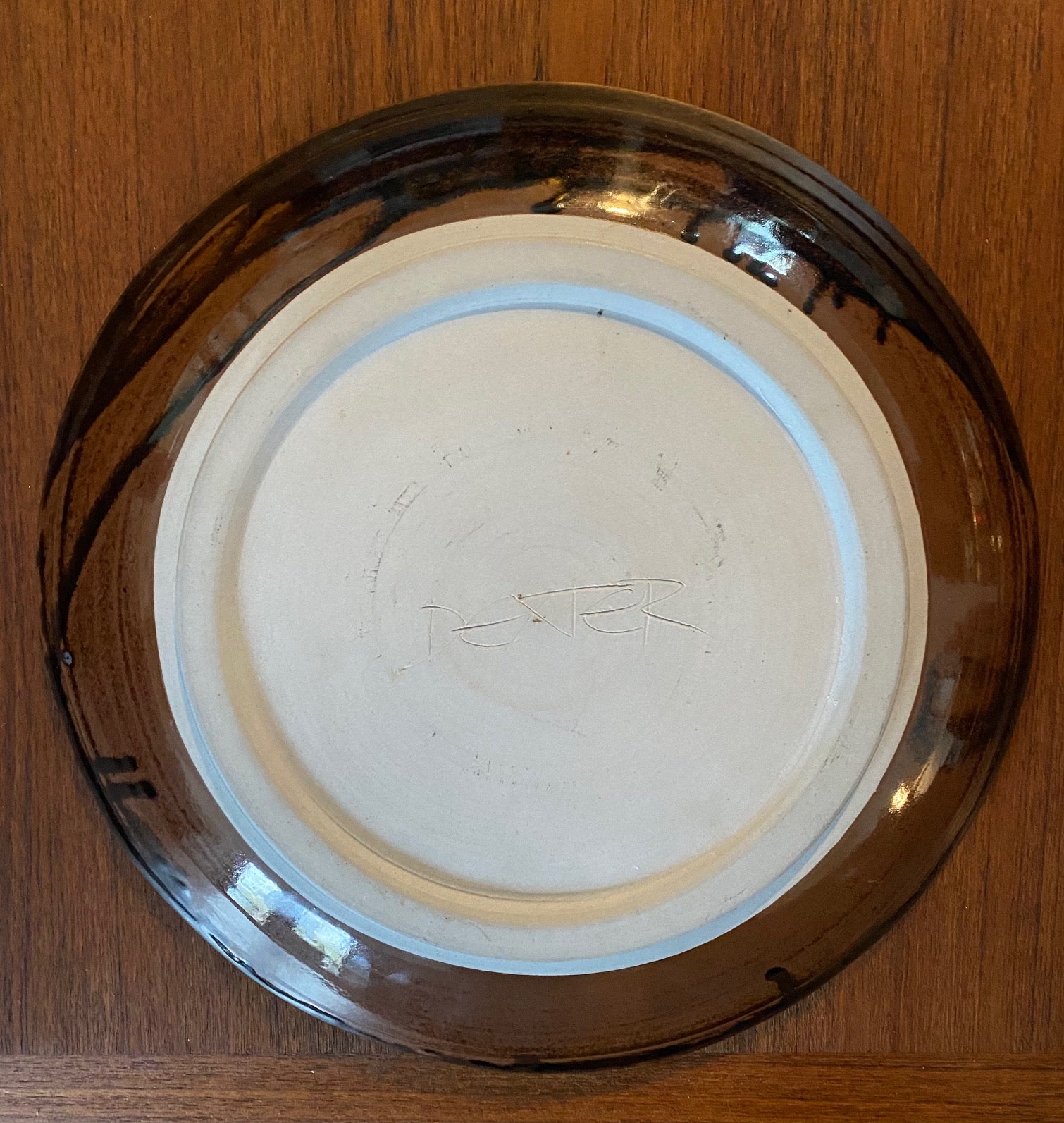 Walter Dexter Blue Charger- Cook Street Vintage