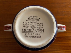 Rare Rorstrand Musikanten Child's Mug. Design byMarianne Westman. Adorable. Made in Sweden- Cook Street Vintage