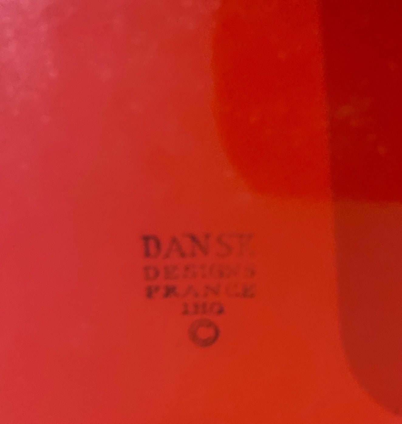 Gorgeous bright red enamel Dansk Kobenstyle Paella Pan. Made in France Cook Street Vintage
