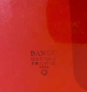 Gorgeous bright red enamel Dansk Kobenstyle Paella Pan. Made in France Cook Street Vintage