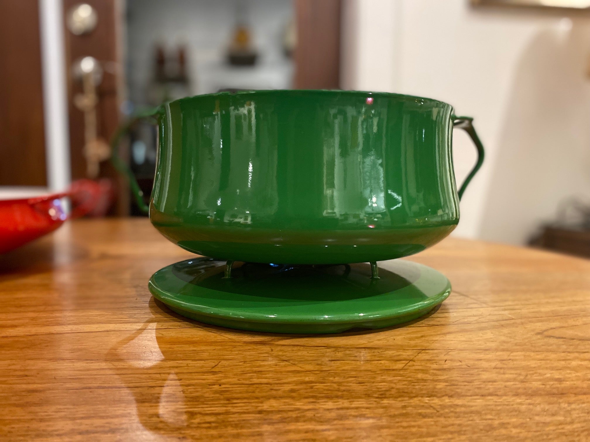 1970s Dansk Kobenstyle 10" Green Casserole- Cook Street Vintage