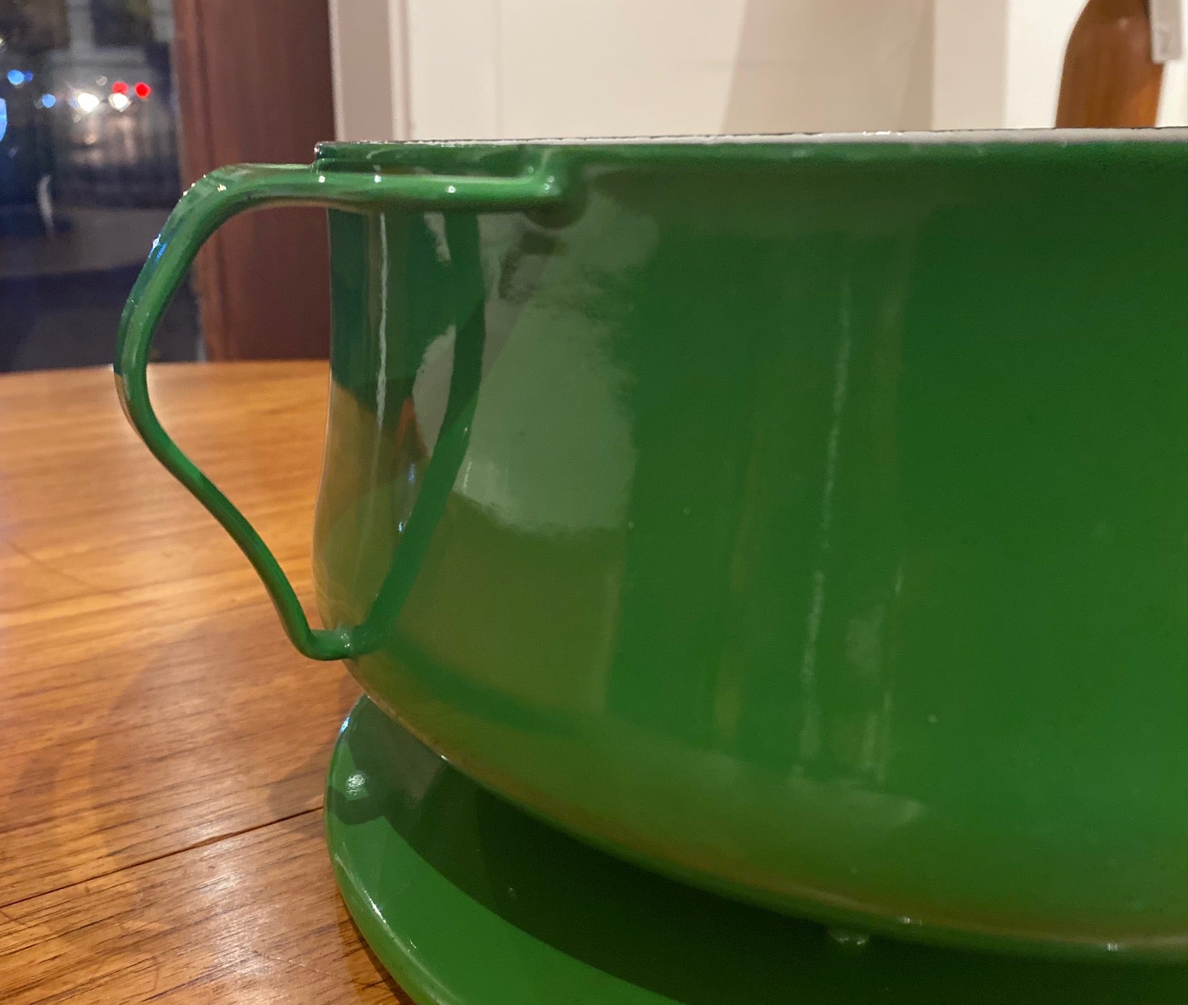 1970s Dansk Kobenstyle 10" Green Casserole