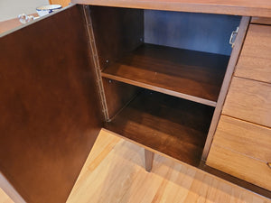 MCM Walnut Credenza