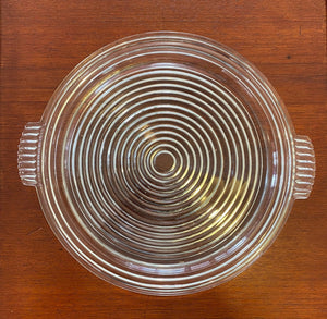 Clear Glass Vintage Manhattan Ware Cake & Sandwich Plate - Cook Street Vintage