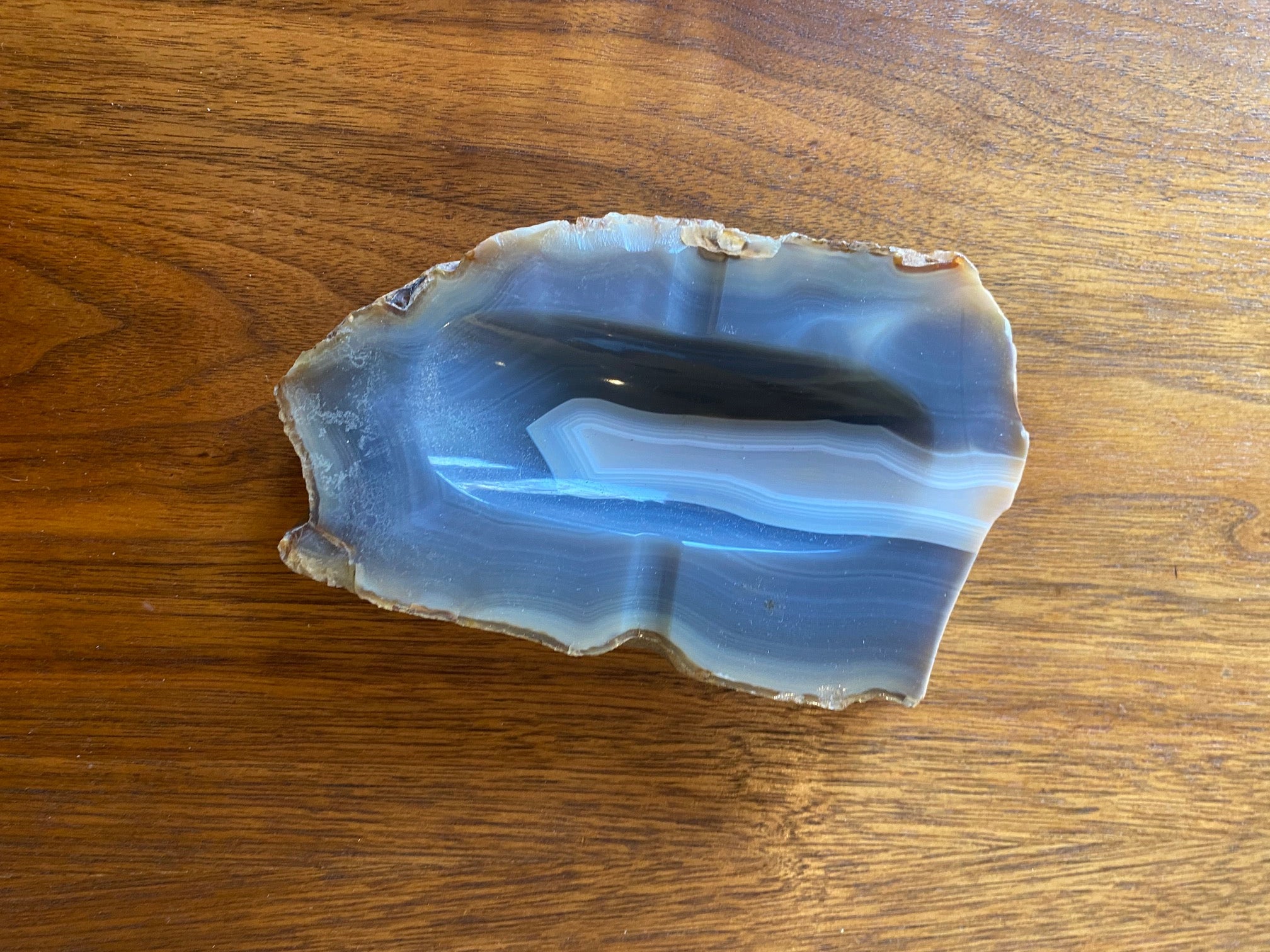 Midcentury Agate Ashtray