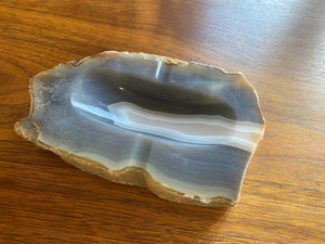 Midcentury Agate Ashtray