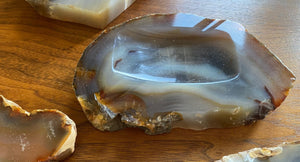 Midcentury Agate Ashtray