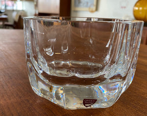 Crystal Orrefors Bowl- Cook Street Vintage