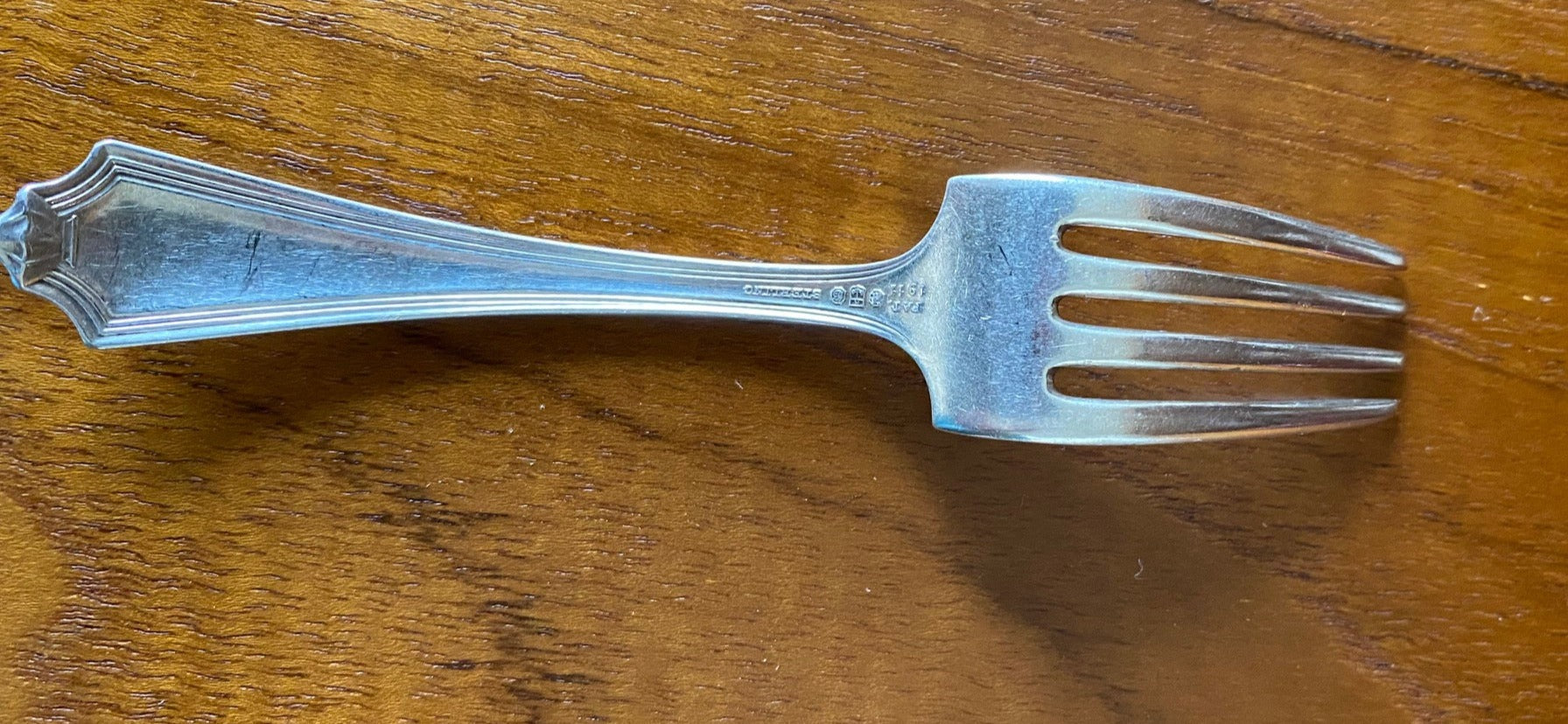 Vintage Silver Plate Baby Fork "Charles"- Cook Street Vintage