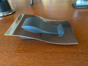 Georg Jensen Wave Series Desk Set cell phone holder- Cook Street Vintage