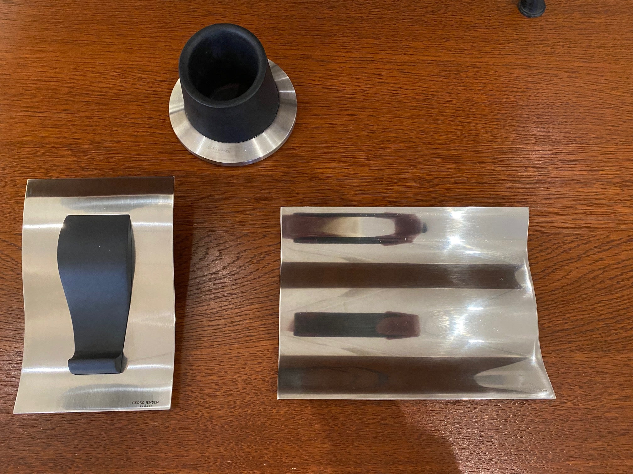 Georg Jensen Wave Series Desk Set- Cook Street Vintage