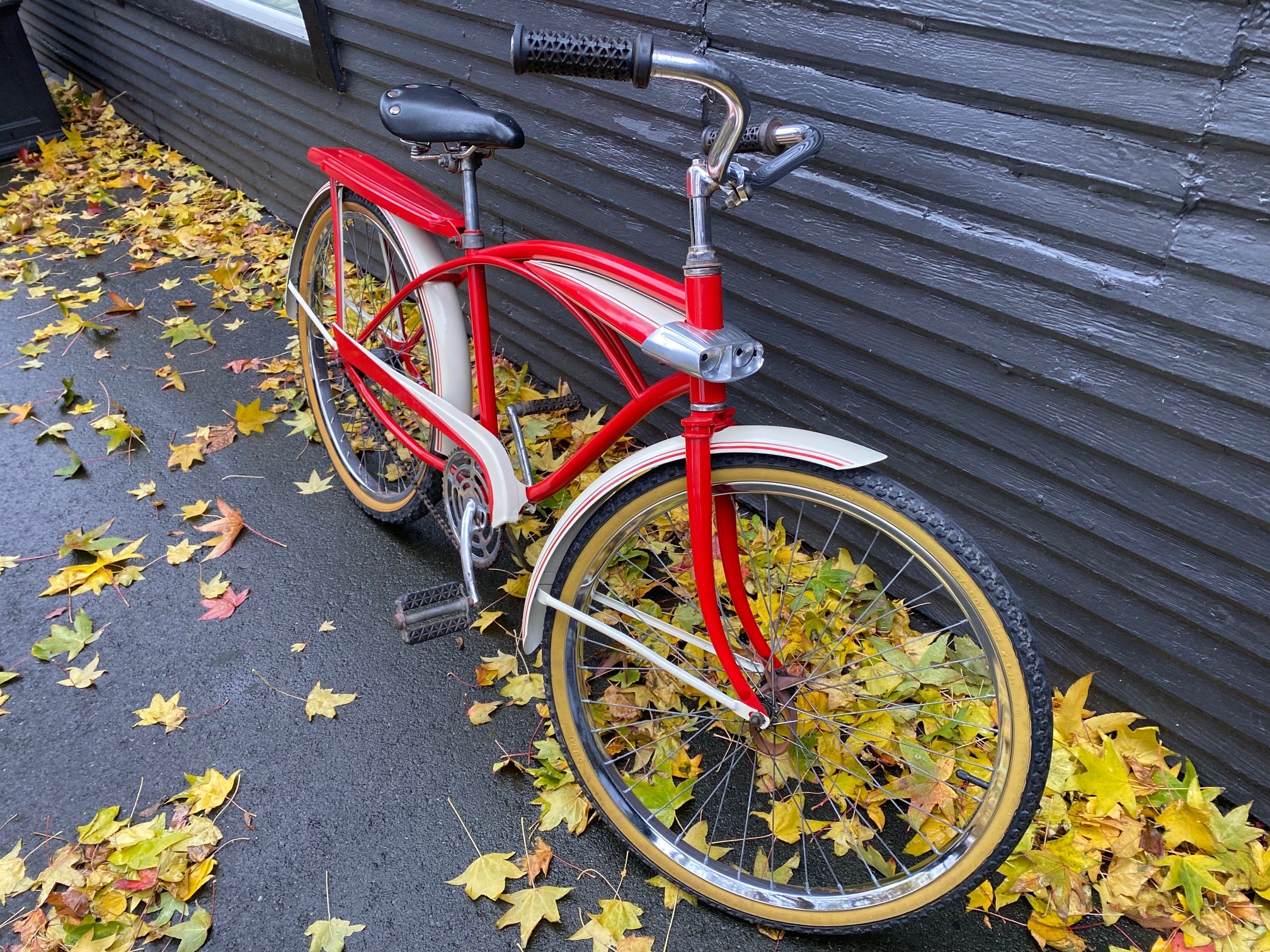 1960s Western Flyer Red Bike