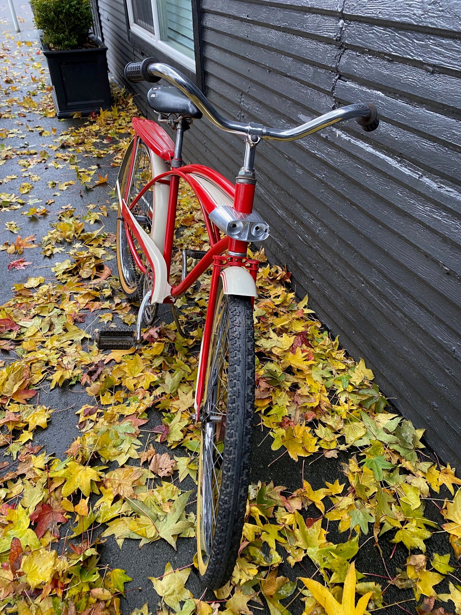 1960s Western Flyer Red Bike