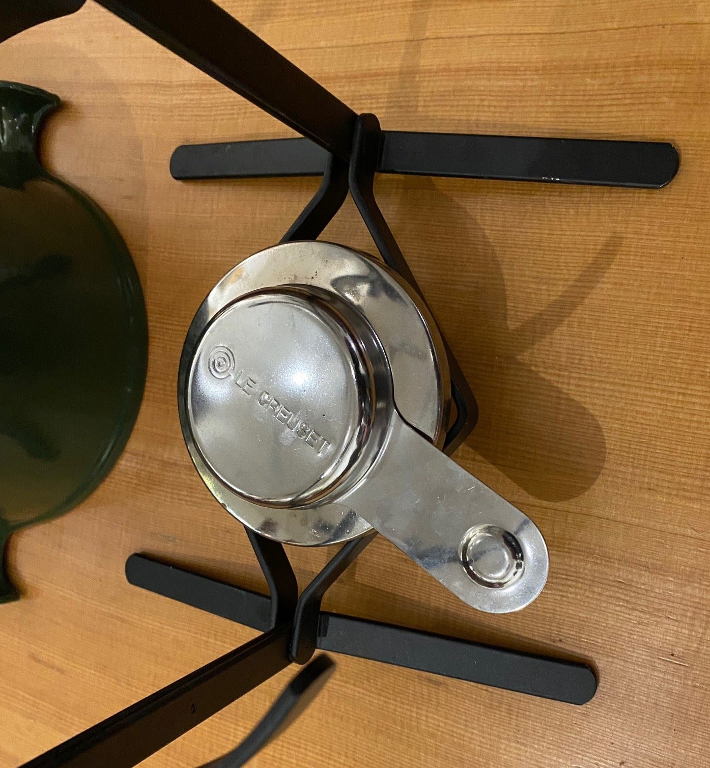 Enzo Marie Green Le Crueset Fondue-Cook Street Vintage