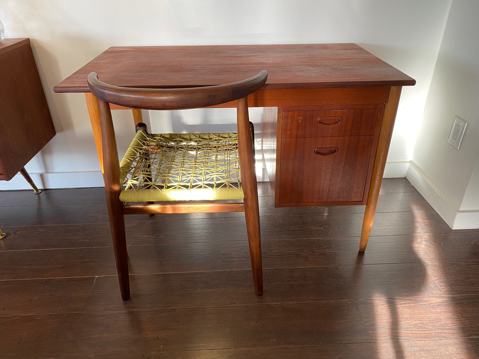 Small MCM Teak Desk- Cook Street Vintage