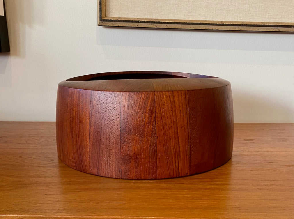 Jens Quistgaard Staved Teak Salad Bowl- Cook Street Vintage