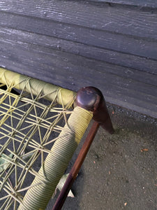 repair ofn one of the Pair of John Vogel S African Nguni Chairs- Cook Street Vintage
