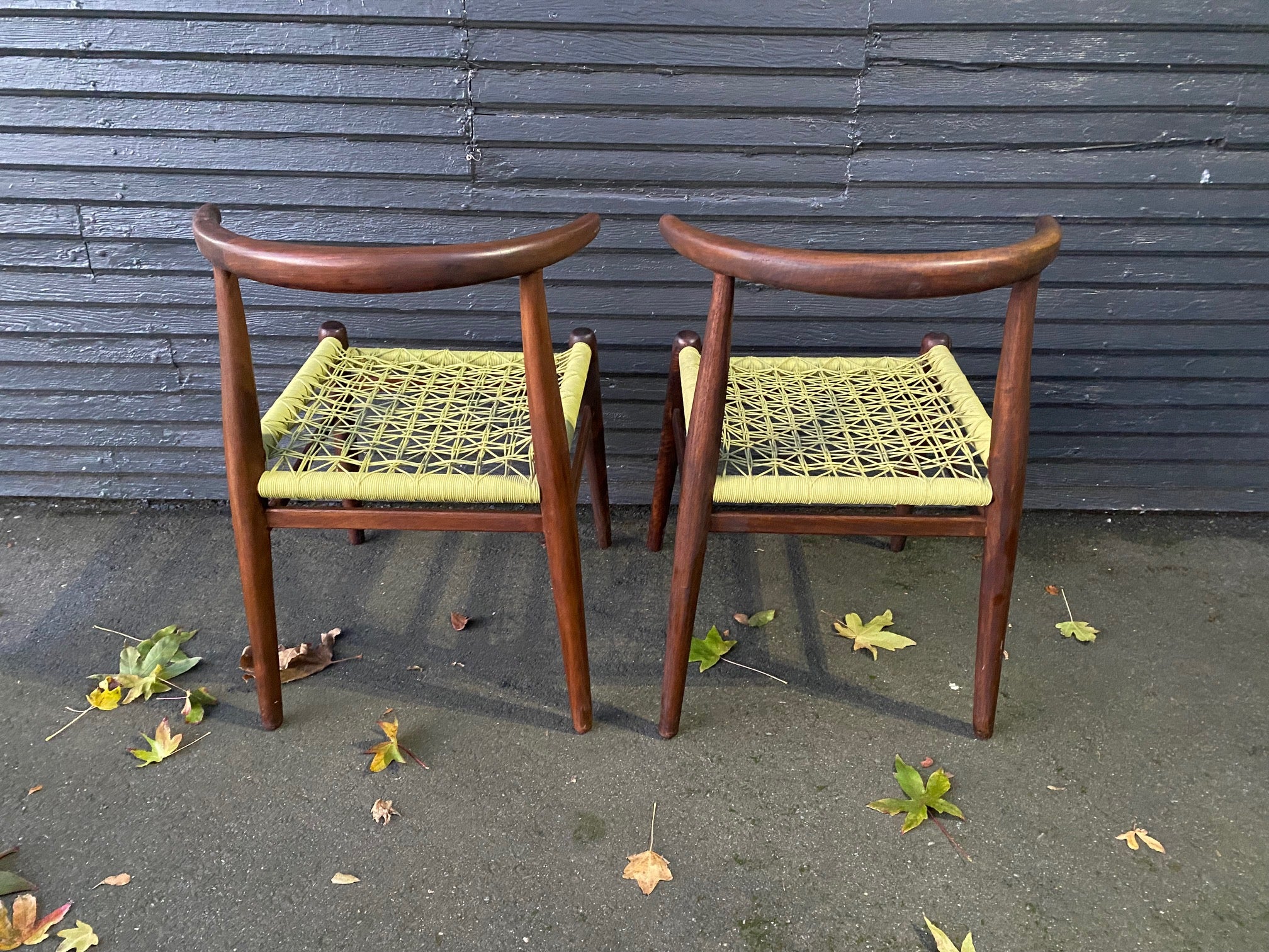 Pair of John Vogel S African Nguni Chairs- Cook Street Vintage
