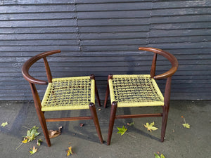 Pair of John Vogel S African Nguni Chairs- Cook Street Vintage