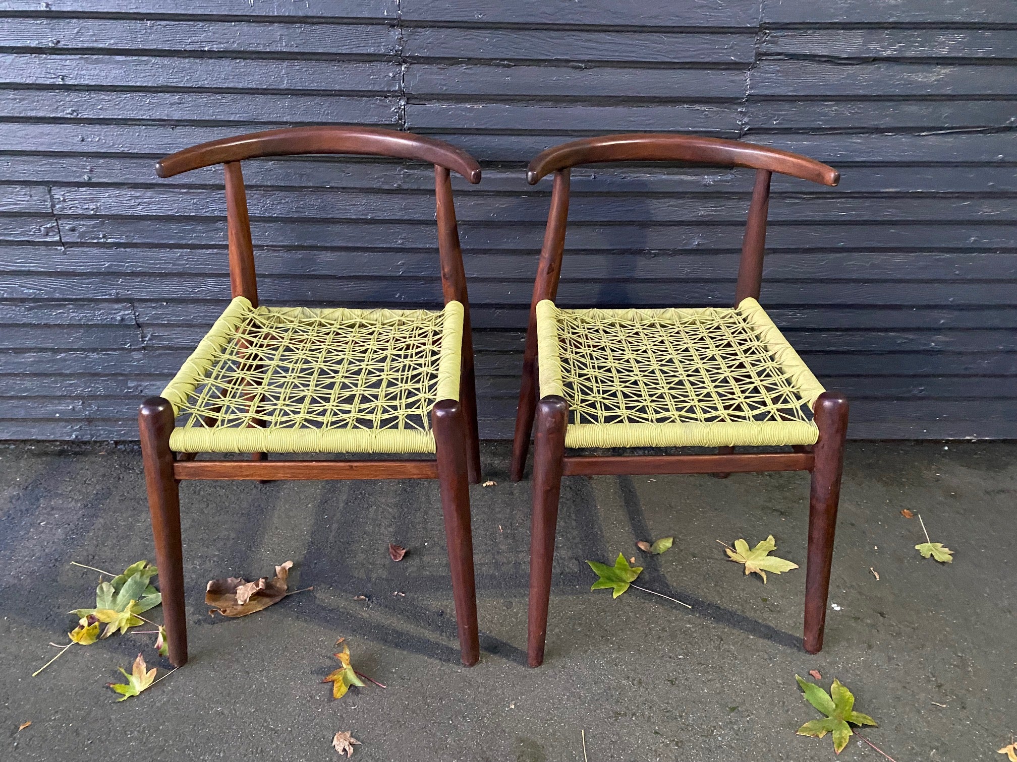 Pair of John Vogel S African Nguni Chairs- Cook Street Vintage