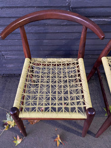 Pair of John Vogel S African Nguni Chairs- Cook Street Vintage