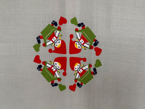 Sweet Vintage Scandinavian Children's Table Cloth