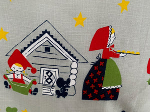 Sweet Vintage Scandinavian Children's Table Cloth