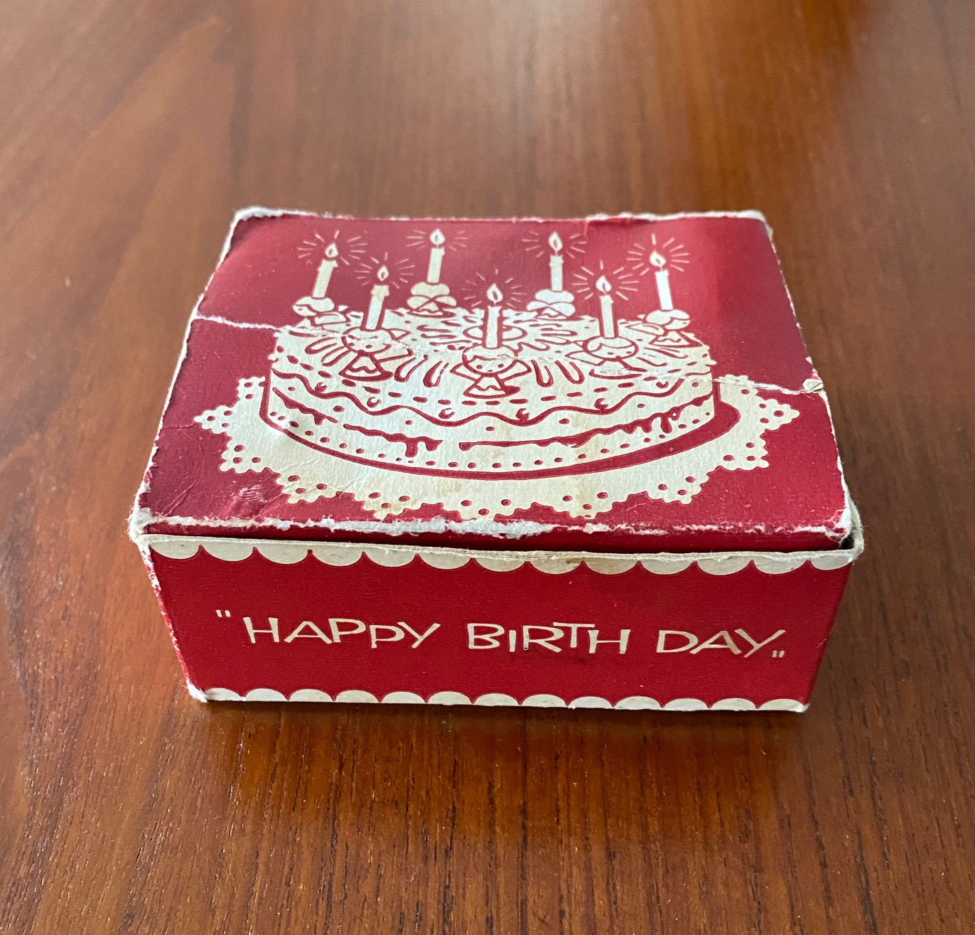 Vintage Italian Happy Birthday Angel Cake Candles Holders- Cook Street Vintage
