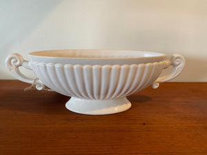 White Vintage Delft Holland Planter