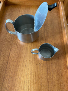 Viners of Sheffield Marquis of Queensbury Tea Pot and Creamer- Cook Street Vintage