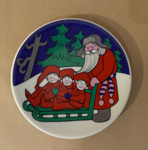 Julkort Motiv 1 Arabia Christmas collector's dish, 1979. Made in Finland- Cook Street Vintage