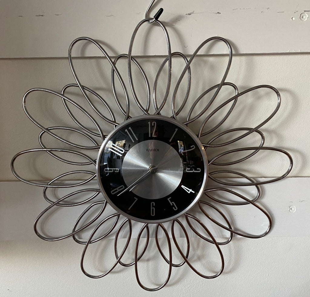 Verichron George Nelson Starburst Style Wall Clock- Cook Street Vintage