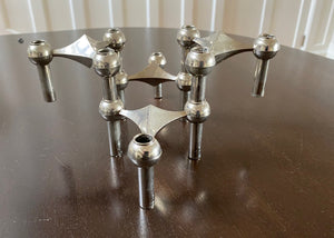 Stunning MCM Stoff Nagel Modular Chrome Candle Holder- Cook Street Vintage